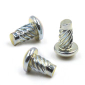 金属gb827不锈钢304滚花316标牌铆钉洗白圆头铝半斜纹实心尼龙钉