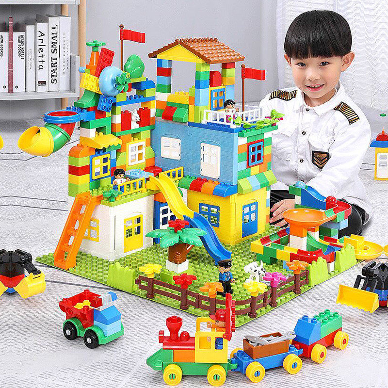 中国积木大颗粒1益智拼装3男孩子女孩城市2宝宝6儿童玩具,玩具/童车/益智/积木/模型,普通塑料积木,淘宝优惠券,粉丝福利购,淘宝优惠卷