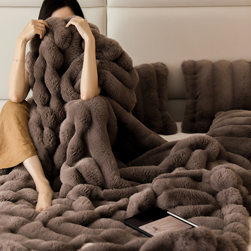 mita23秋冬新款高奢保暖拍摄波斯绒毯系列(双面一)100*150cm