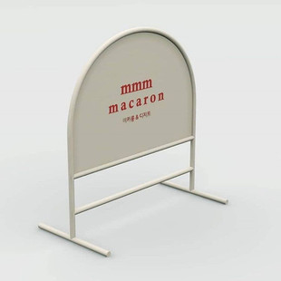 ins网红小花店民宿落地立式门口咖啡店招牌户外铁艺烤漆小广告牌