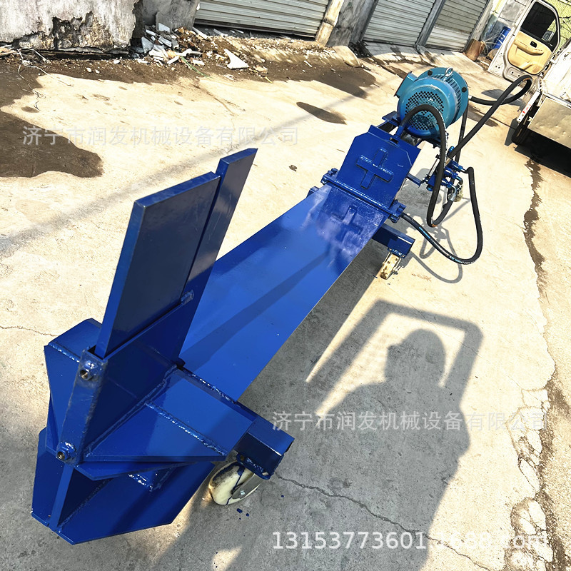 热销机劈柴木头木墩电动劈柴机批发小型电动劈木机设备