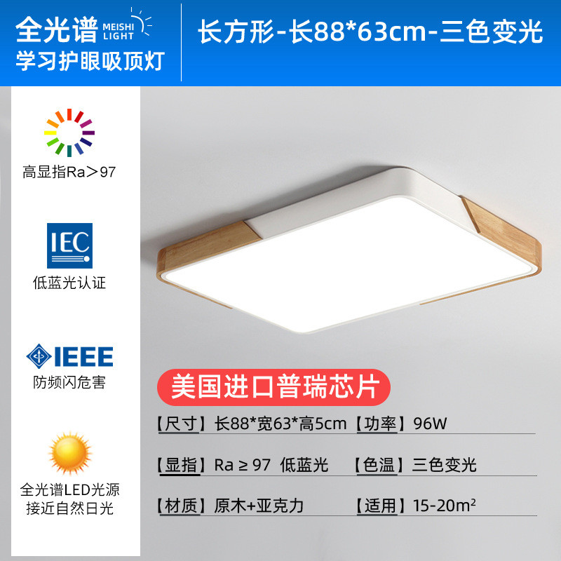 北欧创意个性灯具家用吸顶灯现代简约大气客厅灯铁艺卧室灯