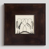 万物生法式 复古客厅装 饰画高级感小众艺术卧室挂画中古风书房壁画