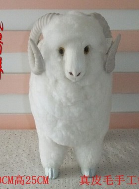 厂家直销3号羊 仿真动物仿真绵羊 工艺品装饰品 羊年吉祥摆件