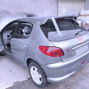 206无限款 热销免打孔标致206尾翼207改装 尾翼适用烤漆定风翼307