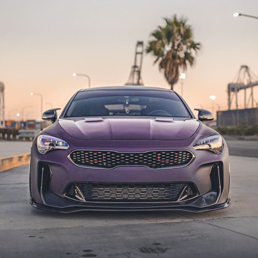 适用起亚斯汀格StingerGT2018-2023前杠前唇前铲外饰改装