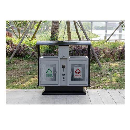 4txn户外垃圾桶批发不锈钢大号室外果壳箱小区分类垃圾桶景区公