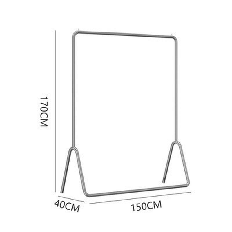 不锈钢服装架落地衣架陈列女装店货架童装衣服男架子服装店展示架