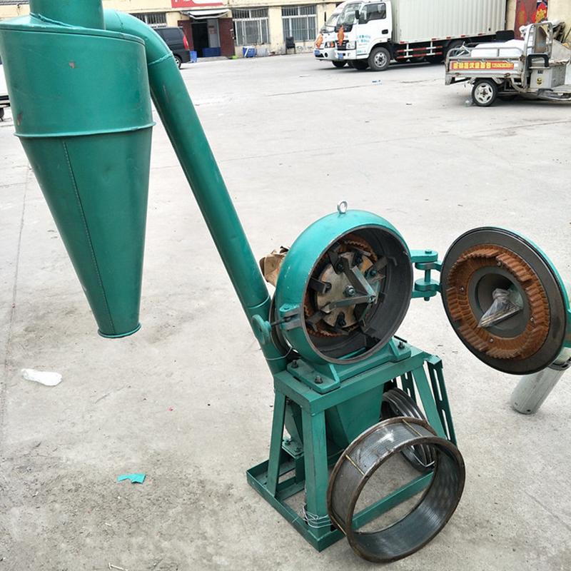 热销小麦磨粉设备电动产量稳立式小型磨面机的加宽粮食粉碎打面机