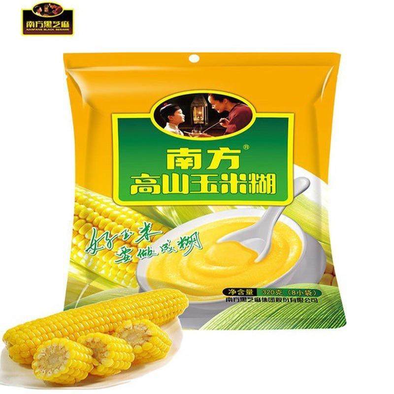 新货南方营养代餐玉米糊320g(8小袋)即食冲饮早餐粉高山 粗粮杂粮