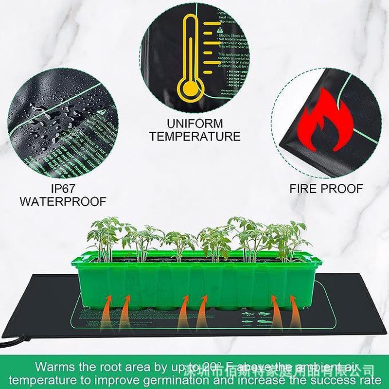 加热垫鱼缸爬宠usb温控防水跨境发热垫爬宠保温垫