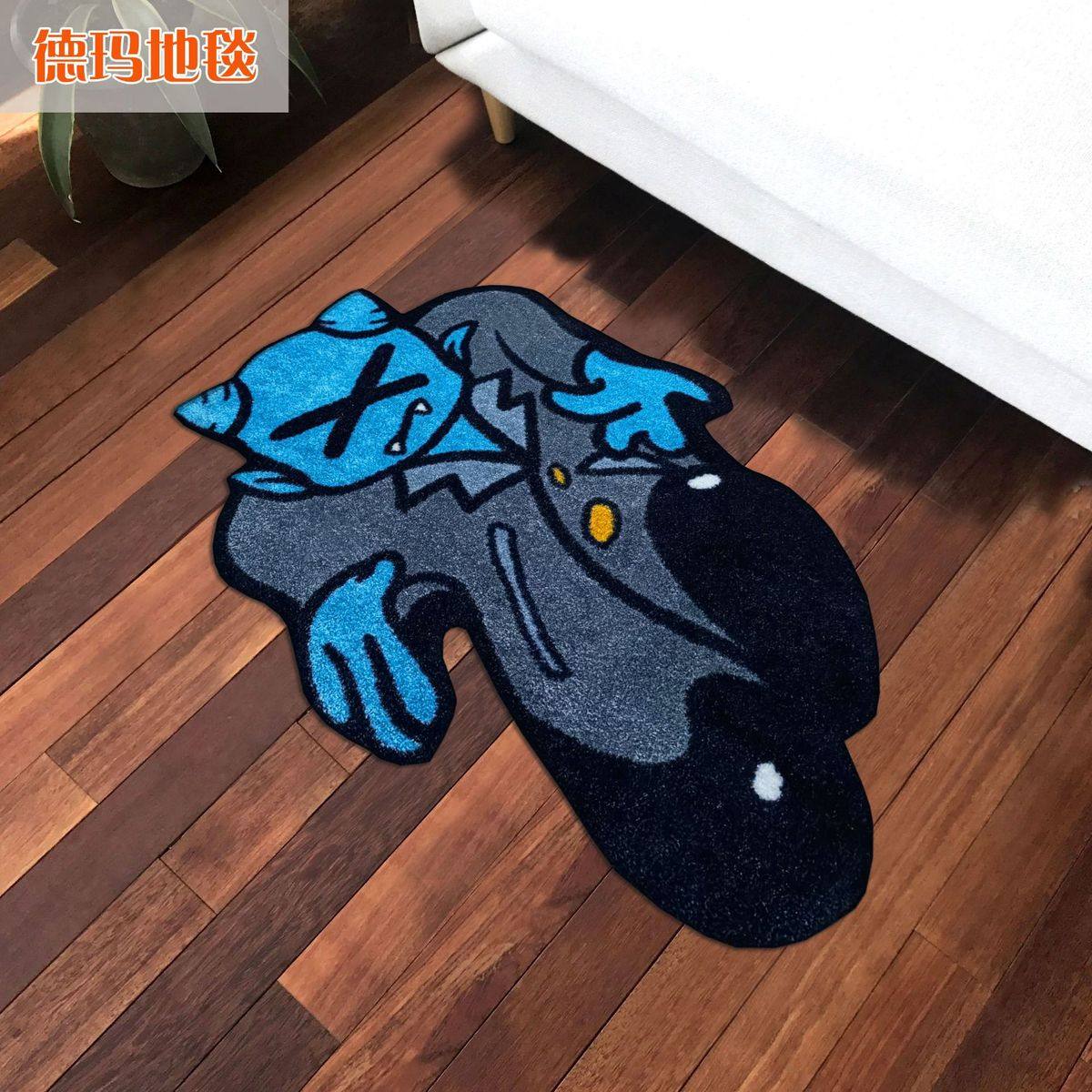 热销异形玛德橡胶地毯地垫商用个性创意广告宣传logo门垫单片起订