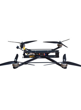 热销10英寸fpv载重飞行器挂载4kg距离图传飞行7km飞行速度120km/h