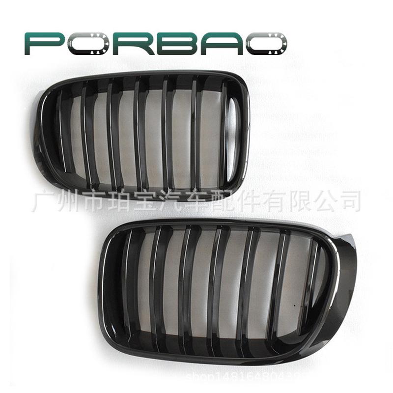 热销亚黑/亮黑中网 进气格栅适用于x3 e83