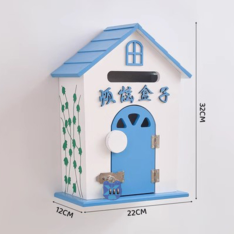 田园树洞家居摆设幼儿园信箱信箱信箱摄影道具木制小木屋装饰品