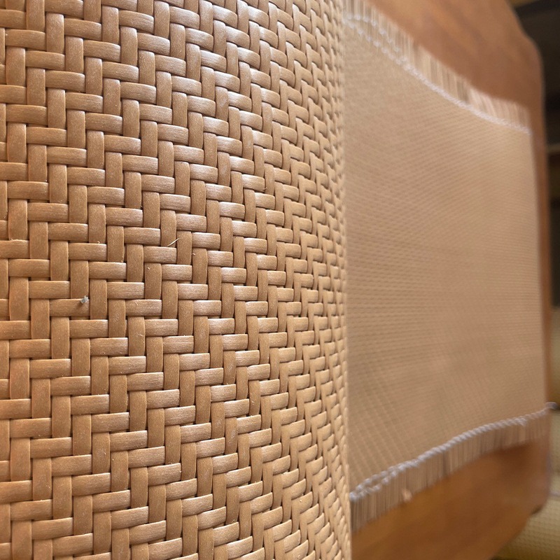 热销啡色胶藤编编织笪pe塑料十字席家具墙面装饰装修材料辅料实用