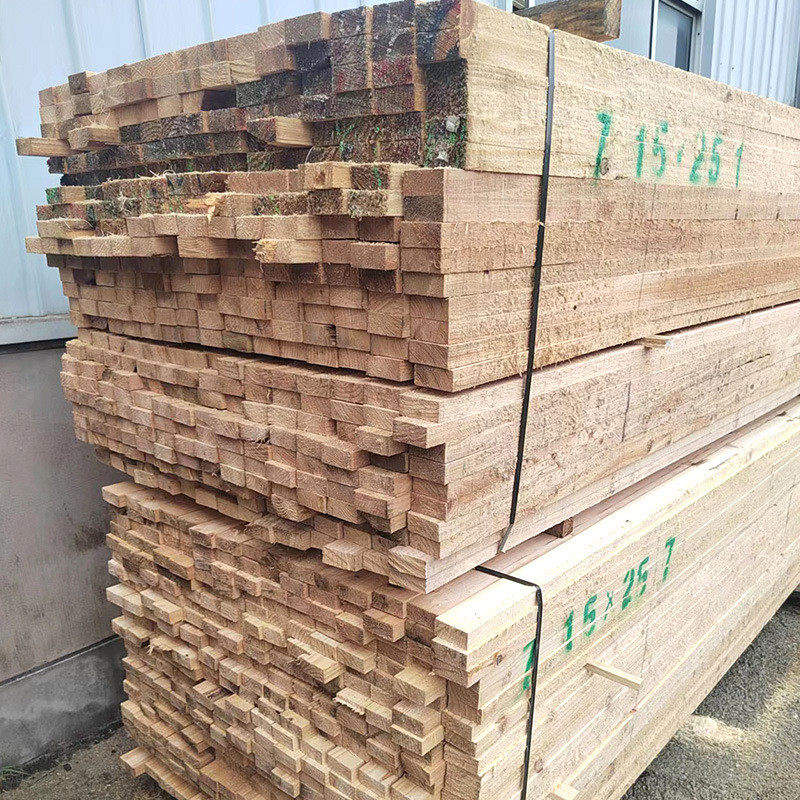 批发工程工地专用铁杉白松木方建筑木方木条按需加工量大优惠