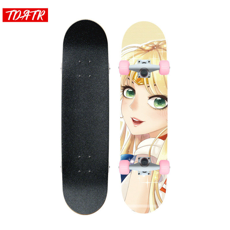 滑板5-18岁四轮双翘滑板美少女女生青少年儿童四轮公路刷街双翘滑,电子/电工,接线端子,淘宝优惠券,粉丝福利购,淘宝优惠卷