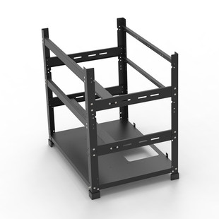 机箱开放式 机箱双层6卡8卡12显卡双电源gpu机架定制现货