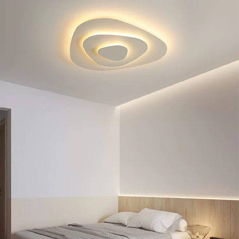 北欧客厅灯主大厅现代简约网红房间多层卧室led吸顶灯中山灯具