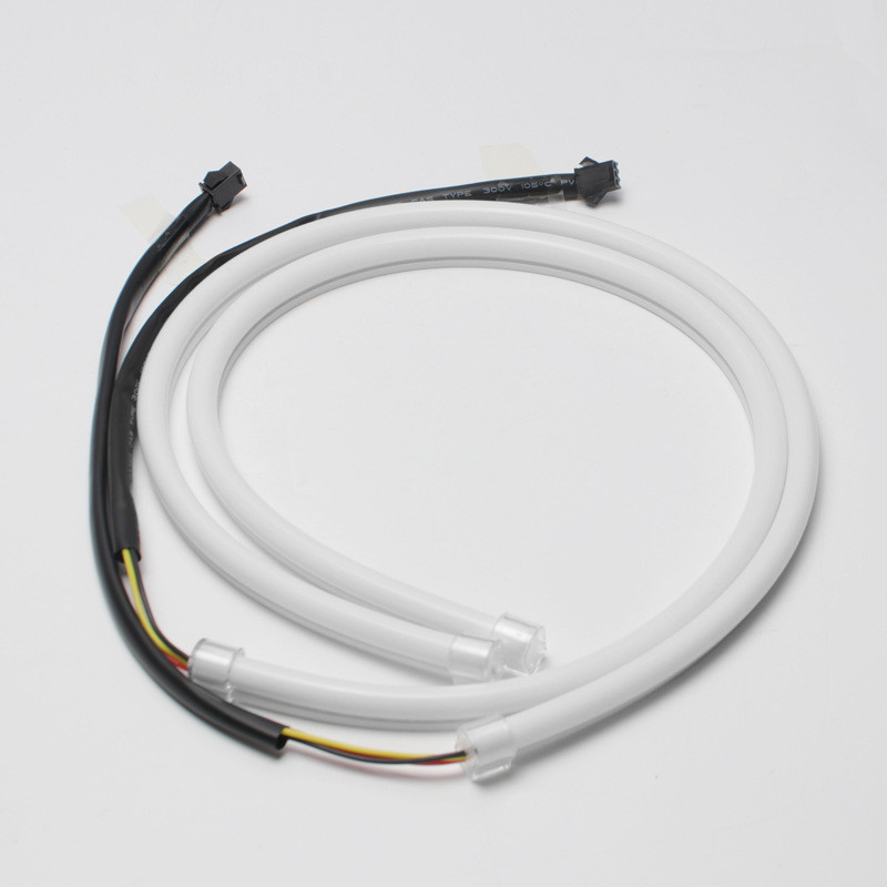 led硅胶灯带套管嵌入式线条灯24v软灯带条汽车装饰防水灯槽12v