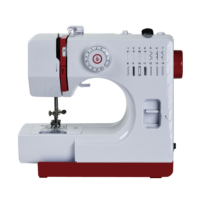 双针多功能缝纫机友立佳728缝纫机电动家用迷你便推携式台式衣车