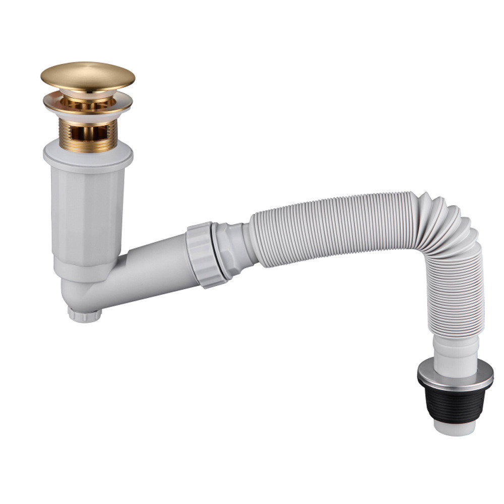 hideep下水器提篮陶瓷弹跳式带溢水口哑黑色铜盆和玻璃盆共用,家装主材,下水软管/排水软管,淘宝优惠券,粉丝福利购,淘宝优惠卷