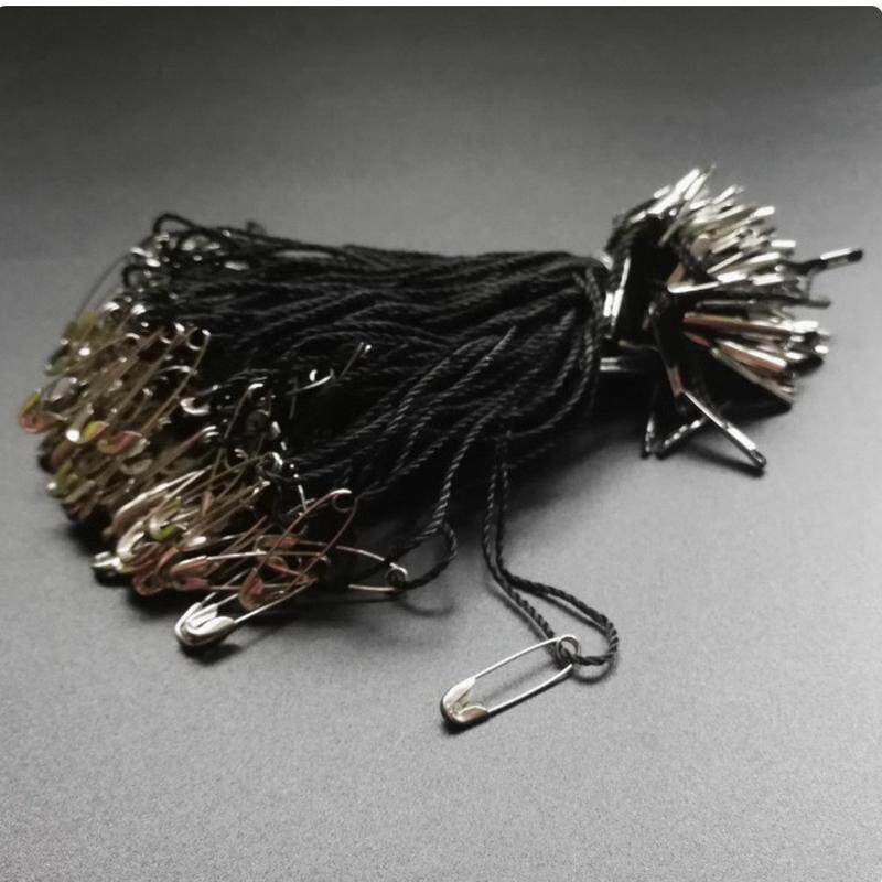 别针线扣别针挂牌绳吊牌吊绳吊粒别针吊牌高档绳衣服标签线吊牌绳图片