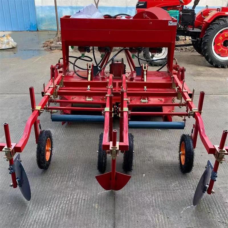热销6行玉米播种机鸭嘴盘种花生垄播种机起大豆施肥覆膜播种机