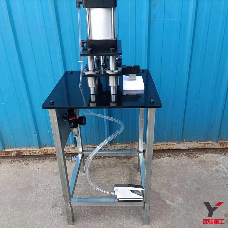 热销【厂家直发】气动铝材机口锁铝材镜框接头机铝型材连接设备