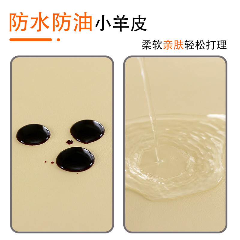 热销茶几皮罩长方形桌布防油防水电炉桌皮家用防尘罩烤火架套皮垫