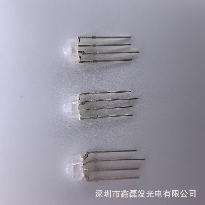 3mm雾状全彩RGB四脚直插LED灯珠f3雾状全彩共阴共阳发光二极管