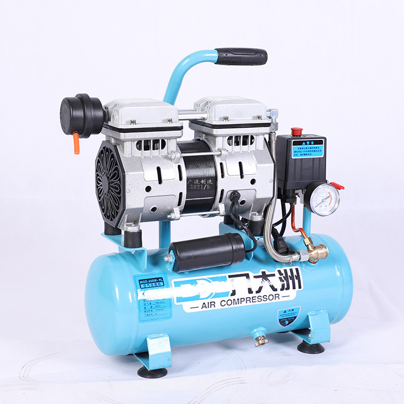 热销沪松静音无油小型空压机低噪音环保压缩机便携家装木工气泵