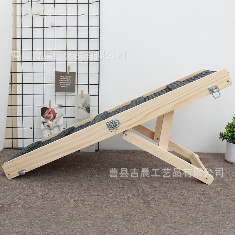 厂家定制爬高够爬架便携式宠物折叠楼梯防滑毛毡爬梯厂家定制