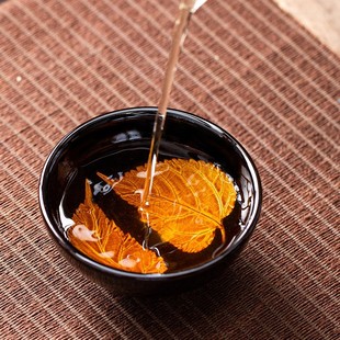 吉州窑铁胎木叶天目盏主人杯单杯景德镇个人杯功夫木叶盏茶杯建盏