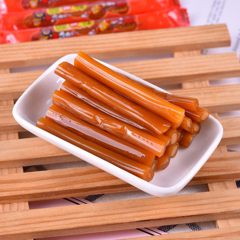 酸Q棒软糖水果味拉丝粘牙糖小时候80后经典怀旧零食糖果拉丝糖牙