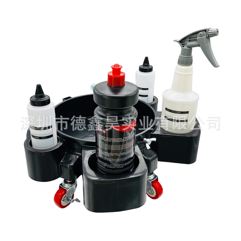 热销多功能可置物洗车水桶洗车万向滑轮式移动底座底托桶托架