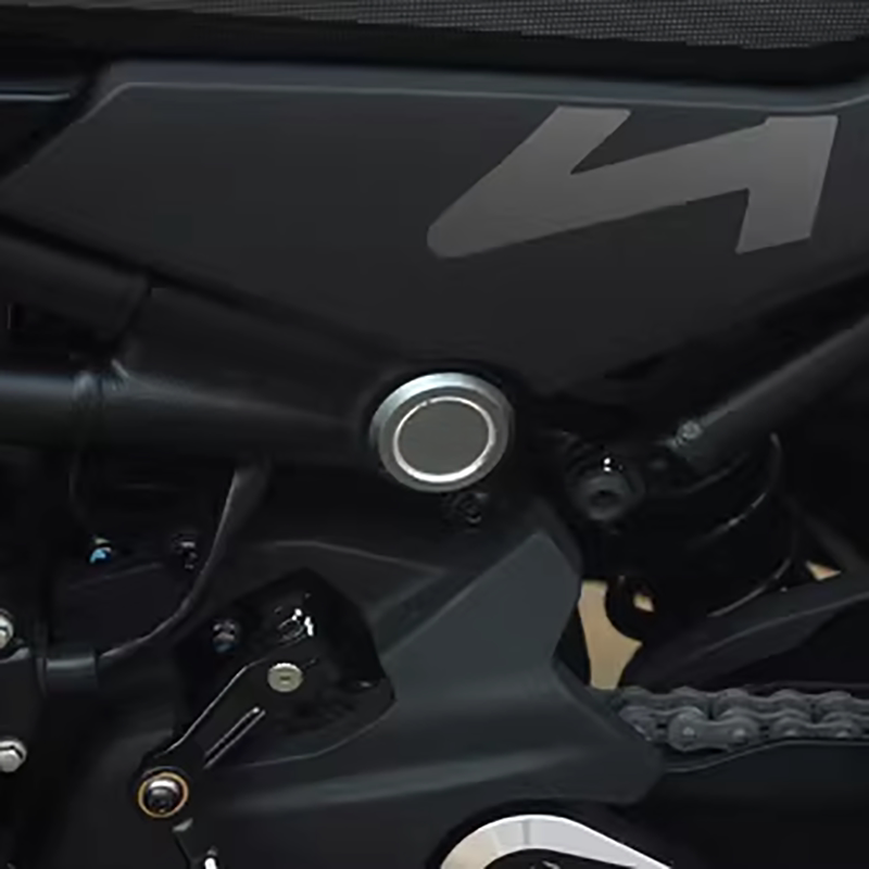适用于春风450SR改装铝合金车架装饰盖大架堵头防尘塞配件 CFMOTO