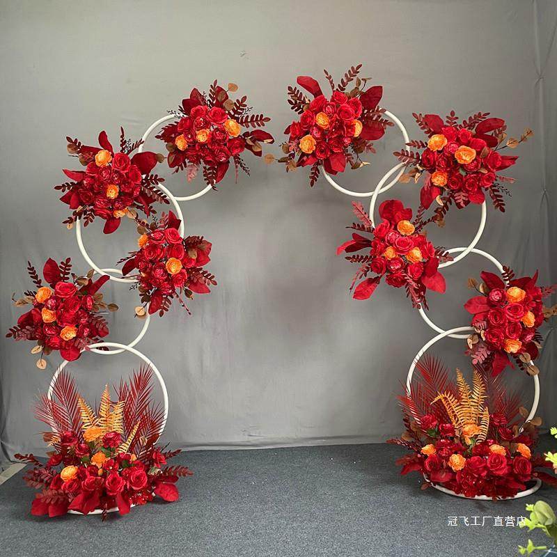新款婚庆道具花门铁艺圆环花架背景圆环路引婚礼装饰花艺摆件拱门,标准件/零部件/工业耗材,车间地垫,淘宝优惠券,粉丝福利购,淘宝优惠卷