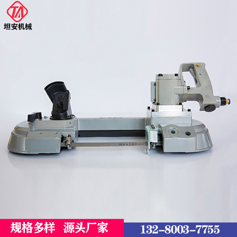 热销矿用金属切割锯煤矿合金钢切割线锯手持式气动带式锯切割速度