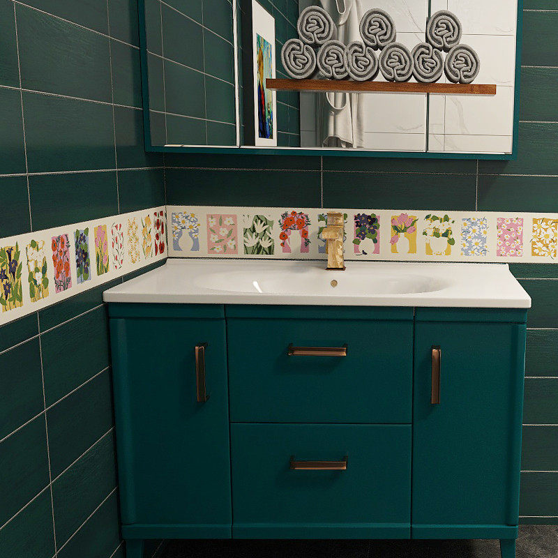 卫生间自粘腰线贴纸防水防油厨房瓷砖装饰条客厅墙裙线条边框墙贴,家居饰品,软装墙贴,淘宝优惠券,粉丝福利购,淘宝优惠卷