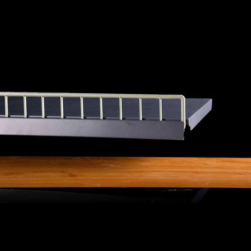 超市安辰款货架层板前护栏条挡板挡条边条塑料卡条护边条挡边围云