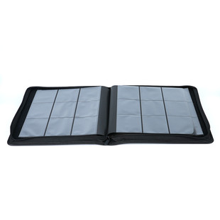 皮质pu卡册纯色批发封面九格卡册多色可选款式多样防水固定页卡册