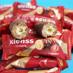 500g袋装婚庆喜糖果  好大哥音符Kienss巧克力夹心米果酥 包邮