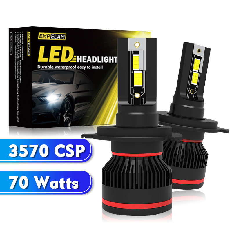 76W远近一体Led汽车前大灯自由调节光型9005H7H11LED汽车大灯