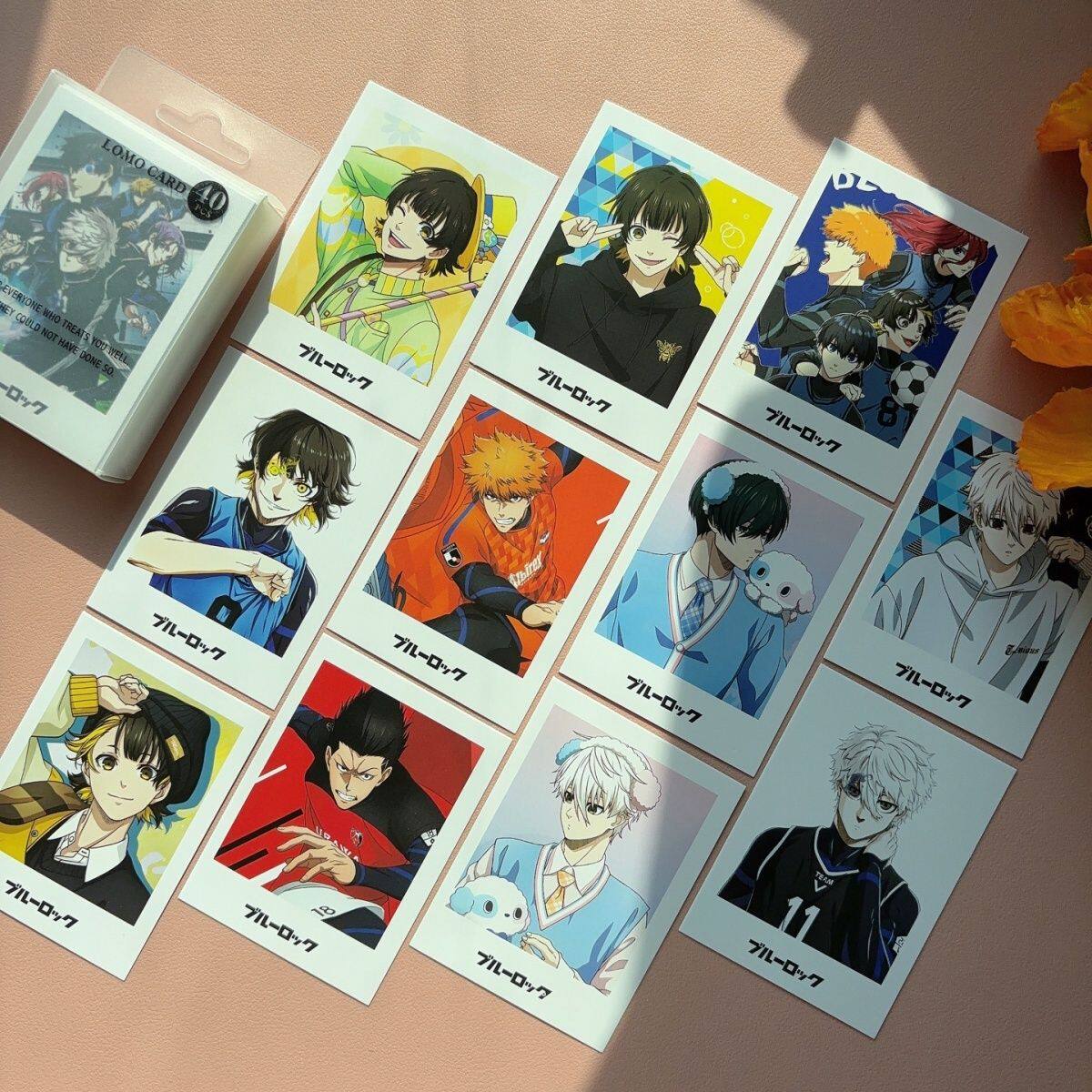 蓝色监狱lomo卡凪诚士郎洁世一周边写真自印卡拍立得盒装贺卡小卡