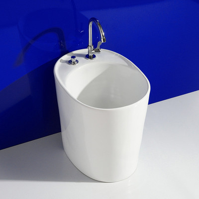 i9ek拖布池陶瓷拖把池阳台长方形洗地中号卫生间大号拖小号落地式