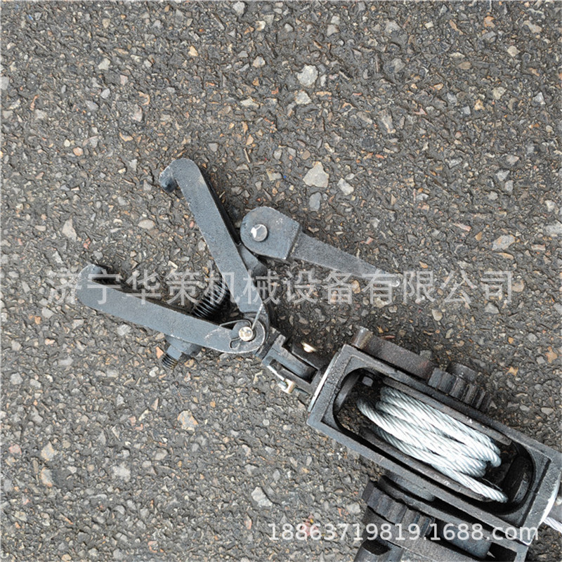 热销单体生产便携式回柱器手动拔柱器矿用济宁支柱回柱机