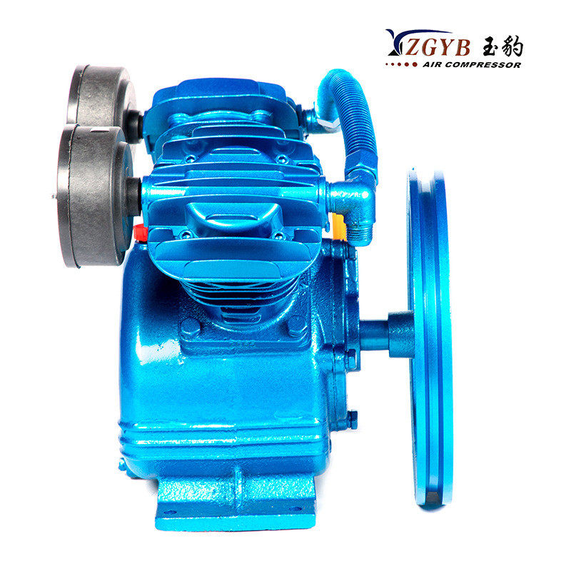 热销头螺杆空压机泵头2.2千瓦气动工具两缸小型压缩机气压机头泵
