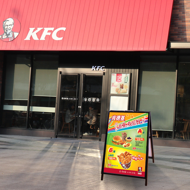 厂家直供a字型促销pop活动商业店铺金属立式广告牌批发架展示架